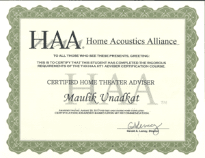 Home acoustics alliance